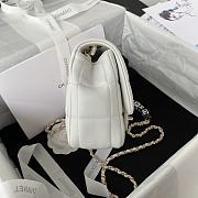 Chanel Should Bag AS3330 White Size 17x14x7cm - 4