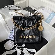 Chanel Should Bag AS3980 Black Size 19x20x6cm - 4