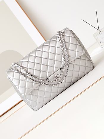 Chanel Should Bag AS4661 Silver Size 27x38x12cm
