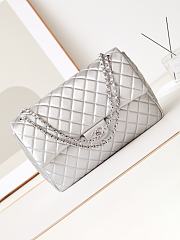 Chanel Should Bag AS4661 Silver Size 27x38x12cm - 5