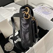 Chanel Should Bag AS4743 Black Size19x24x5cm - 5