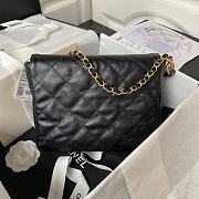 Chanel Should Bag AS4743 Black Size19x24x5cm - 2