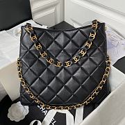 Chanel Should Bag AS4754 Black Size 28x30x7cm - 2