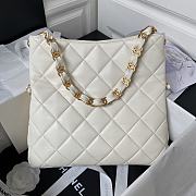 Chanel Should Bag AS4754 White Size 28x30x7cm - 3
