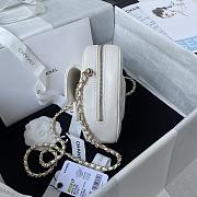 Chanel Should Bag Heart AS3191White Size 16x18x6cm - 5