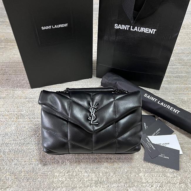YSL Bags Loulou Black 1429YS Size 23x15x8cm - 1