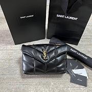 YSL Bags Loulou Gold Black 1429YS Size 23x15x8cm - 4