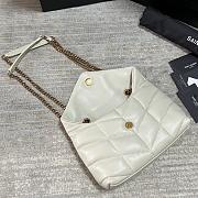 YSL Bags Loulou Gold White 1429YS Size 23x15x8cm - 2