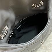 YSL Bags Loulou Silver Grey 1429YS Size 23x15x8cm - 5