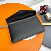 YSL Clutch Gold Black Grained Leather Size 27x16x2cm - 3