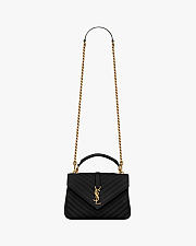 YSL College Medium in Quilted Leather Size 24X17X6CM - 1