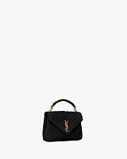 YSL College Medium in Quilted Leather Size 24X17X6CM - 4