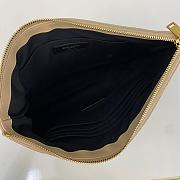 YSL Monogram Wristlet Clutch Beige Size 30x2x21cm - 4