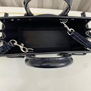 YSL SAC DE JOUR Croco Black 1456YS Size 22x18x10cm - 5