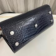 YSL SAC DE JOUR Croco Black 1456YS Size 22x18x10cm - 4