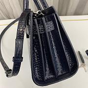 YSL SAC DE JOUR Croco Black 1456YS Size 22x18x10cm - 3