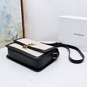 YSL Solferino Canvas Black Size 23×16×7cm - 5