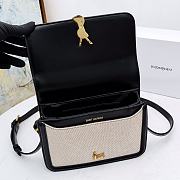 YSL Solferino Canvas Black Size 23×16×7cm - 4