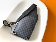 LV Damier Graphite Black Size 20x31x10CM - 6