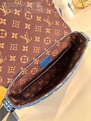 LV District PM Bag Blue Size 26x20x7cm - 6