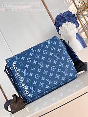 LV District PM Bag Blue Size 26x20x7cm - 4