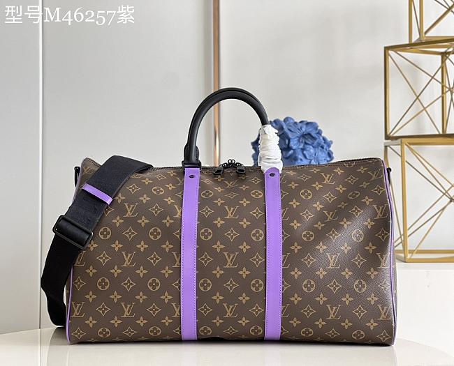 LV KEEPALL BANDOULIÈRE 50 M46257 Size 50x29x23CM - 1