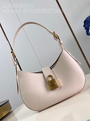 LV Low Key Shoulder Bag Pink M24990 Size 26x18x7cm