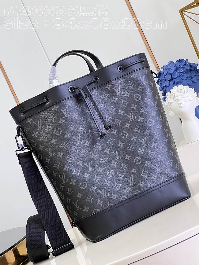 LV M46693 Monogram Eclipse Bag Size 34x48x18cm - 1
