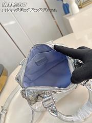 LV Speedy Bandoulière Silver Bag M11987 Size 20x13x12cm - 3