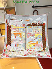 Louis Vuitton Silk Scarf BM6673 Size 90x90CM - 4