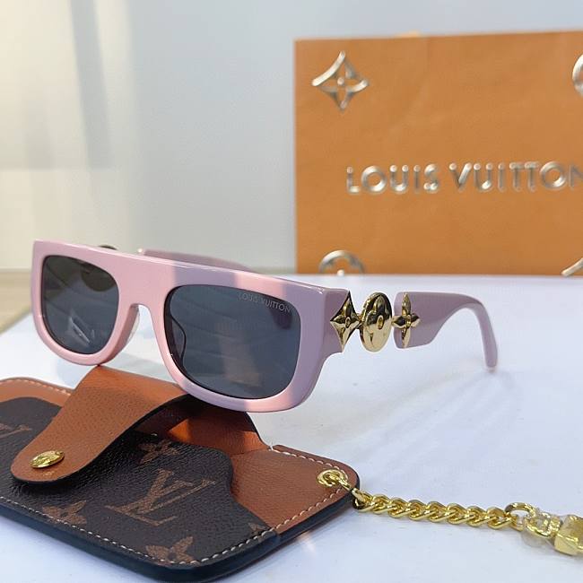 LV Monogram Tribute Sunglasses Pink - 1