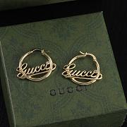 Gucci Earrings Gold 027 - 1