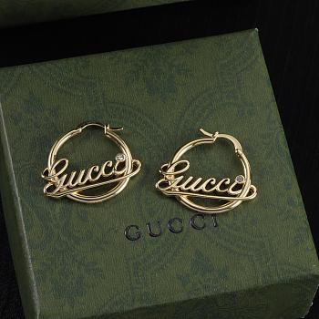 Gucci Earrings Gold 027