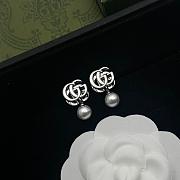 Gucci Earrings Silver 028 - 1