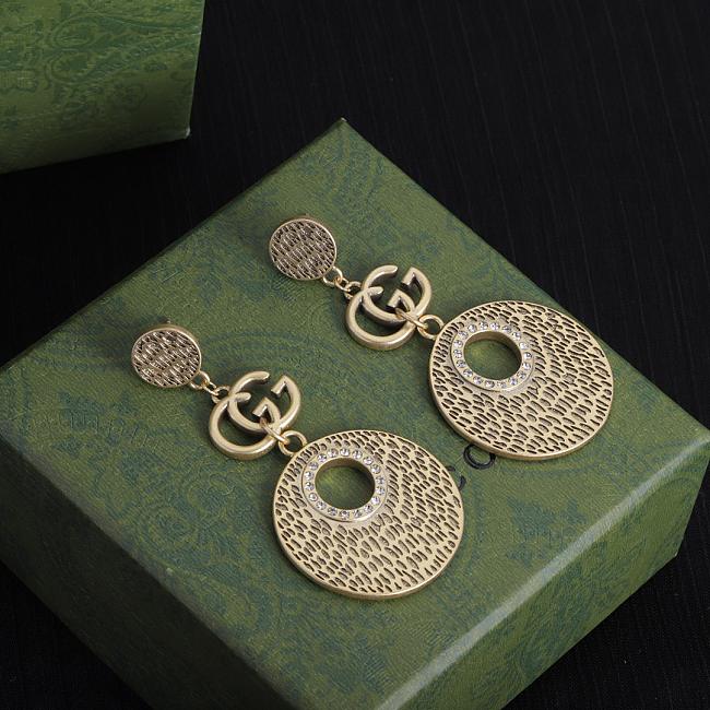 Gucci Earrings Gold 029 - 1