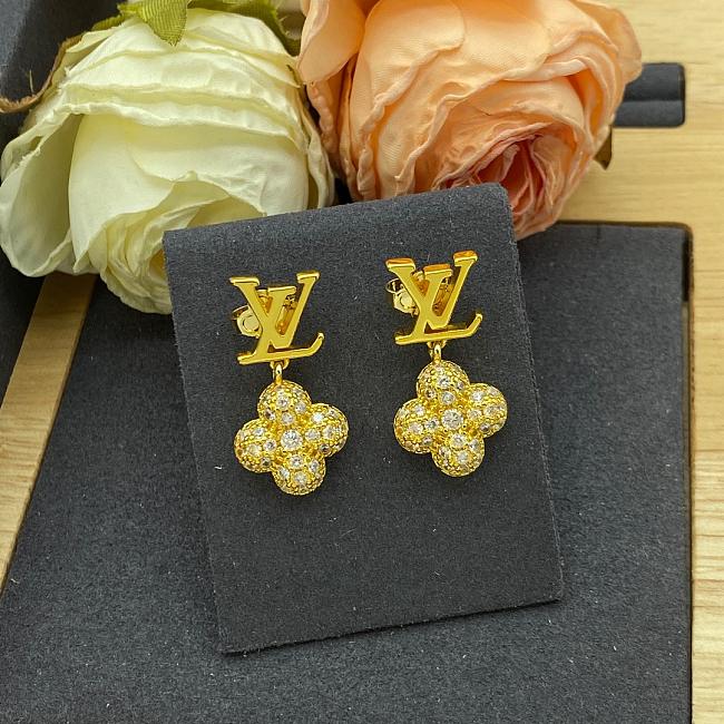 Louis Vuitton Earrings Gold 033 - 1