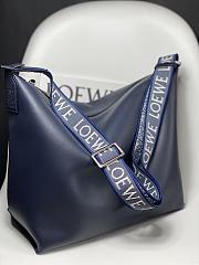 Loewe Cubi 2022 Bag Blue Size 30x16x32CM - 5