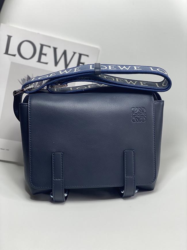 Loewe Postman Bag Blue Size 23x18x9CM - 1