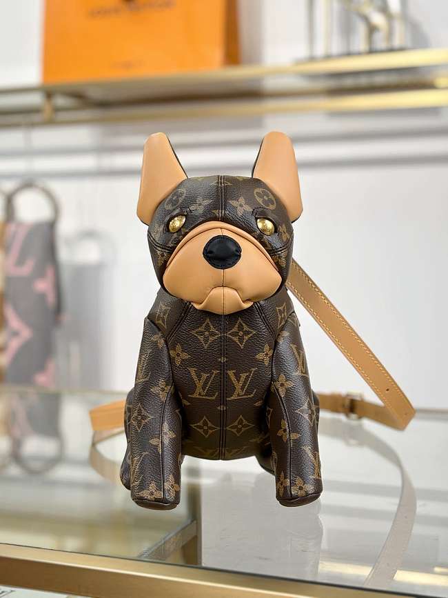 LV Pooch Bag Monogram Brown Size 7x11x7cm - 1