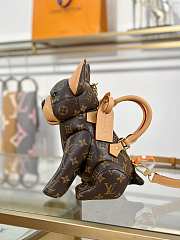 LV Pooch Bag Monogram Brown Size 7x11x7cm - 4