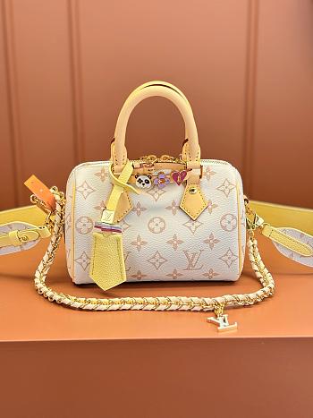 LV Speedy Bandoulière Monogram Yellow Size 18x12x10cm