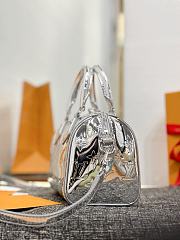 LV Speedy Bandoulière 20 Silver Size 20x13x12cm - 4