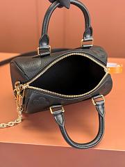 LV Speedy Bandoulière Monogram 20 Black Size 20x13x12cm - 5