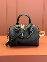 LV Speedy Bandoulière Monogram 20 Black Size 20x13x12cm - 3