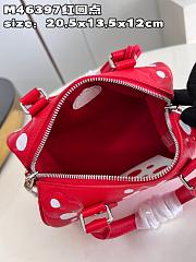 LV Speedy Bandoulière Yayoi Kusama Red Size 20x13x12cm - 3