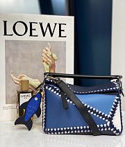 Loewe Puzzle Bag Blue Size 24x10x14CM - 1