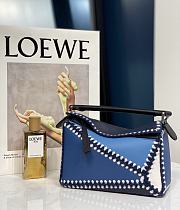Loewe Puzzle Bag Blue Size 24x10x14CM - 3