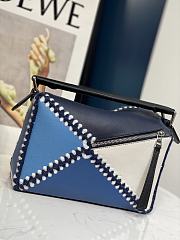 Loewe Puzzle Bag Blue Size 24x10x14CM - 4
