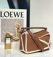 Loewe Puzzle Bag Brown Size 29x12x19CM - 6
