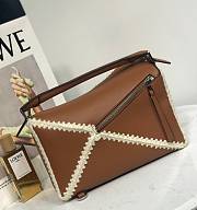 Loewe Puzzle Bag Brown Size 29x12x19CM - 2